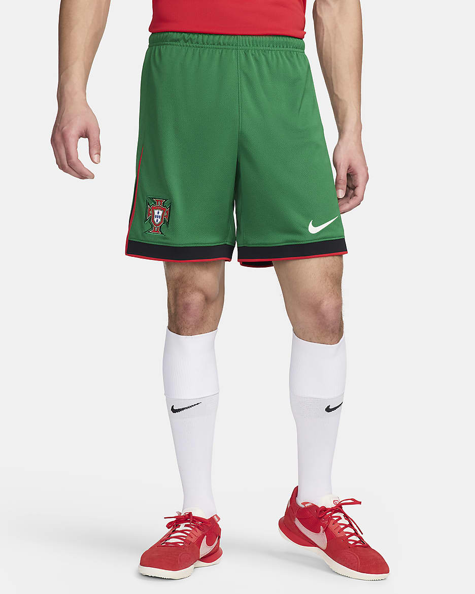 Portugal 2024 Stadium Home Men s Nike Dri FIT Football Replica Shorts